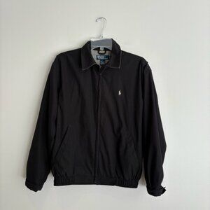 Polo by Ralph Lauren Black Lightweight Zip up Jacket